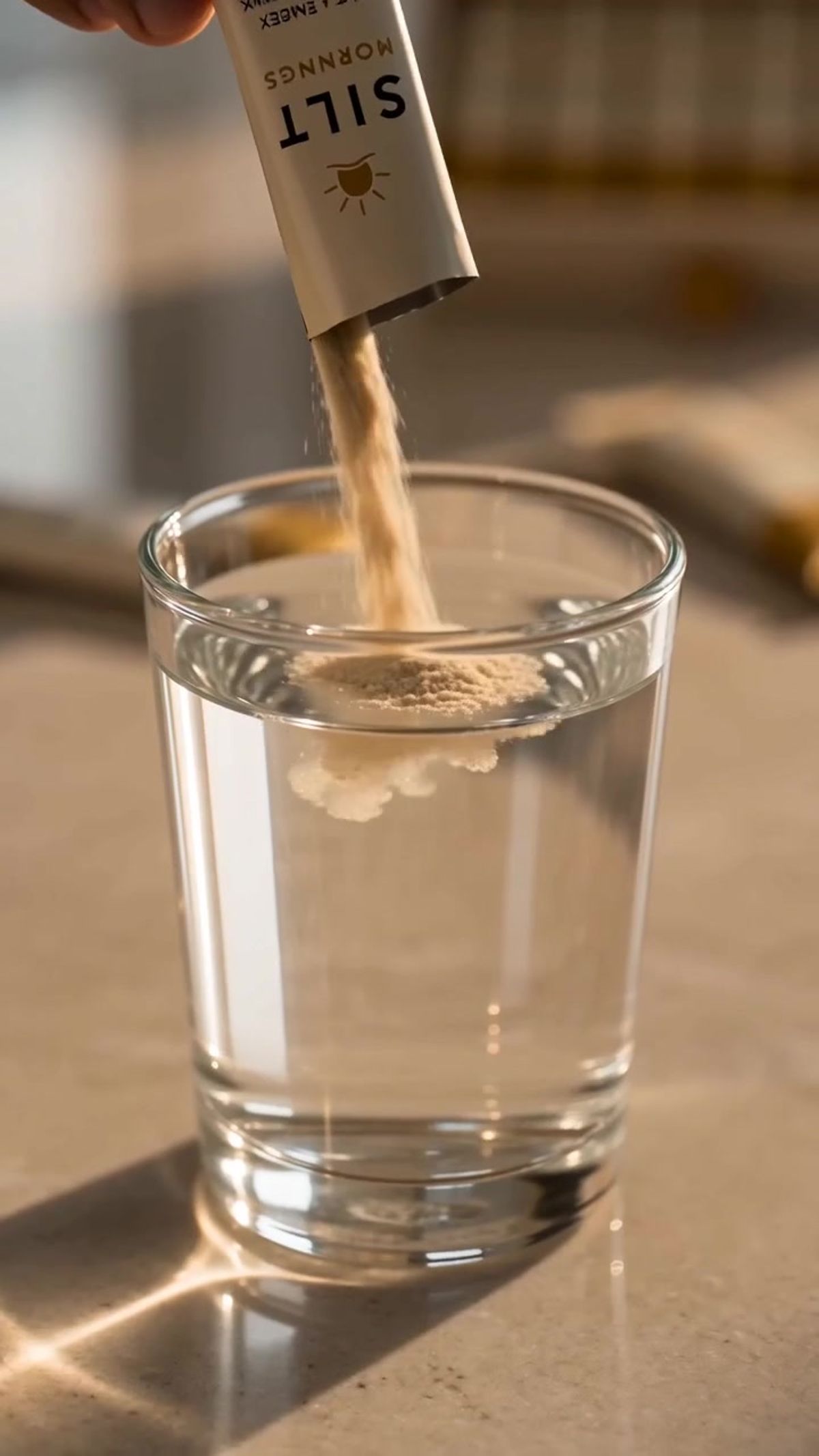 Pour SILT Mornings into cold water